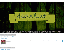 Tablet Screenshot of dixielust.blogspot.com