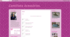 Desktop Screenshot of camillotaacessorios.blogspot.com