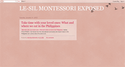 Desktop Screenshot of lesilmontessori.blogspot.com