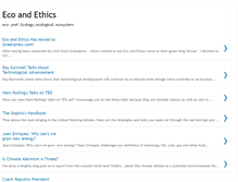 Tablet Screenshot of eco-and-ethics.blogspot.com