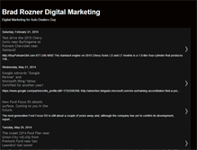 Tablet Screenshot of bradrozner.blogspot.com