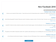 Tablet Screenshot of newfacebook2010.blogspot.com