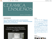 Tablet Screenshot of ceramicaensuenos.blogspot.com