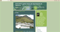 Desktop Screenshot of hualgayoc.blogspot.com