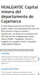 Mobile Screenshot of hualgayoc.blogspot.com