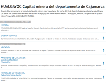 Tablet Screenshot of hualgayoc.blogspot.com