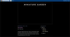 Desktop Screenshot of miniature-garden.blogspot.com