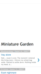 Mobile Screenshot of miniature-garden.blogspot.com