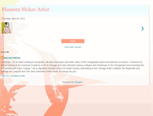 Tablet Screenshot of maureenmckeeartist.blogspot.com