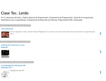 Tablet Screenshot of claseteclerdo.blogspot.com