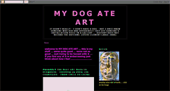 Desktop Screenshot of mydogateart.blogspot.com