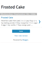 Mobile Screenshot of frosted-cake.blogspot.com