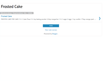 Tablet Screenshot of frosted-cake.blogspot.com