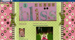 Desktop Screenshot of apeaceofbliss.blogspot.com