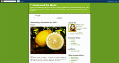 Desktop Screenshot of kitchenjournalfruits.blogspot.com