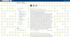 Desktop Screenshot of nicolesal.blogspot.com