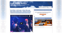 Desktop Screenshot of kordguitarmelayu.blogspot.com