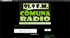 Desktop Screenshot of comunaradio.blogspot.com