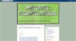 Desktop Screenshot of mister-downloads.blogspot.com