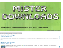 Tablet Screenshot of mister-downloads.blogspot.com