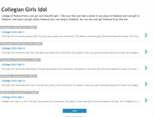 Tablet Screenshot of college-idols.blogspot.com