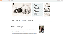 Desktop Screenshot of my-simple-happy-life.blogspot.com
