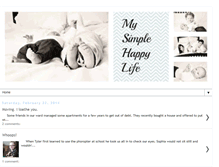 Tablet Screenshot of my-simple-happy-life.blogspot.com