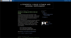 Desktop Screenshot of liquidvitaminmineralsupplement.blogspot.com