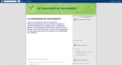 Desktop Screenshot of comunidadenmovimiento.blogspot.com