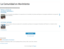 Tablet Screenshot of comunidadenmovimiento.blogspot.com