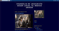 Desktop Screenshot of evangeliolucas.blogspot.com