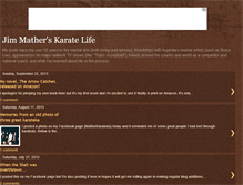 Tablet Screenshot of jimmatherskaratelife.blogspot.com