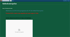 Desktop Screenshot of futbolenterprise.blogspot.com