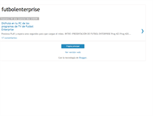 Tablet Screenshot of futbolenterprise.blogspot.com