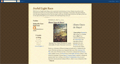 Desktop Screenshot of joyfullightrays.blogspot.com