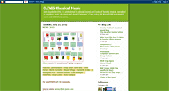 Desktop Screenshot of clivismusic.blogspot.com