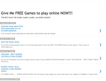 Tablet Screenshot of givemefreegames.blogspot.com