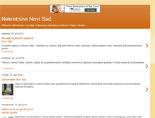 Tablet Screenshot of nekretnine-novi-sad.blogspot.com