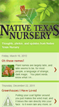 Mobile Screenshot of nativetxnursery.blogspot.com
