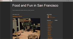 Desktop Screenshot of foodandfuninsanfrancisco.blogspot.com