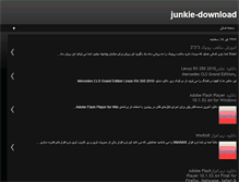 Tablet Screenshot of junkie-download.blogspot.com