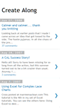 Mobile Screenshot of createalong.blogspot.com