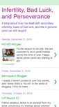 Mobile Screenshot of infertility-bad-luck-perseverance.blogspot.com