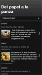 Mobile Screenshot of delpapelalapanza.blogspot.com