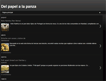 Tablet Screenshot of delpapelalapanza.blogspot.com