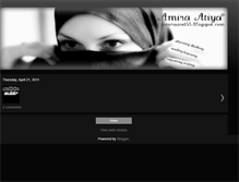 Tablet Screenshot of amiratiyalist.blogspot.com