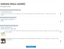 Tablet Screenshot of marianapalvarez.blogspot.com