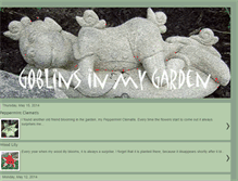 Tablet Screenshot of goblinsinmygarden.blogspot.com