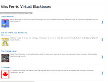 Tablet Screenshot of missferrisvirtualblackboard.blogspot.com