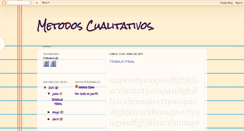 Desktop Screenshot of jessicacanometodoscualitativos.blogspot.com